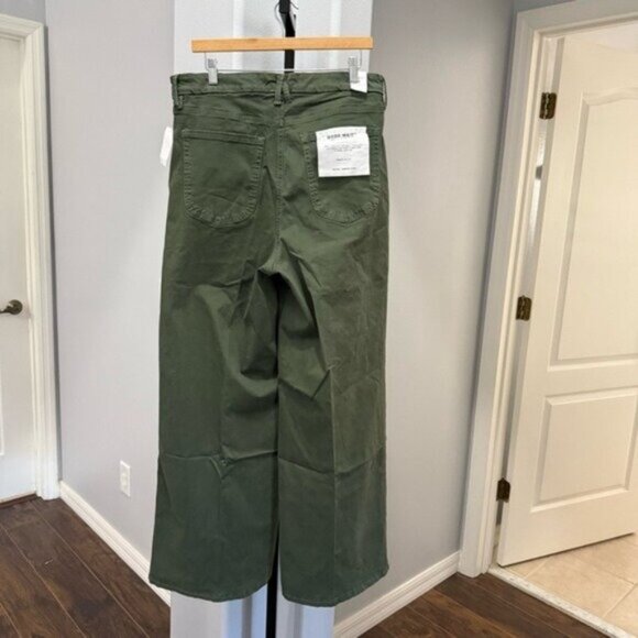 Good American Women's Size 16 Green Good Waist‎ Palazzo Wide Leg Pant Jeans - Picture 11 of 12